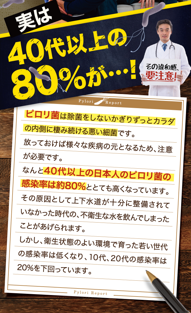 実は、40代以上の80%が…！